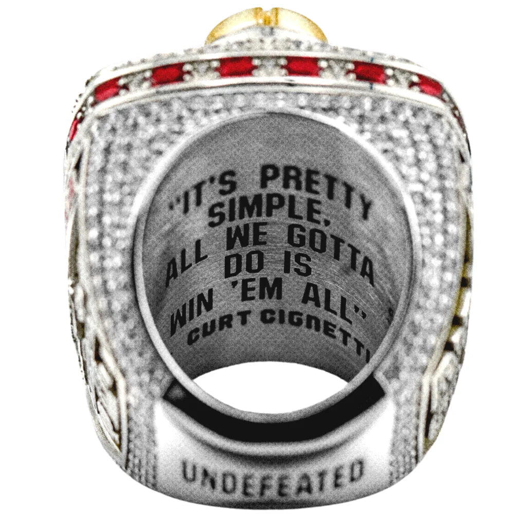 2025 Indiana Hoosiers Football National Championship Ring - Standard Series
