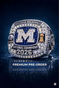 Pre-Order: 2026 Michigan Wolverines Basketball National Championship Ring - Premium Legacy Series Ringdom Dynasty