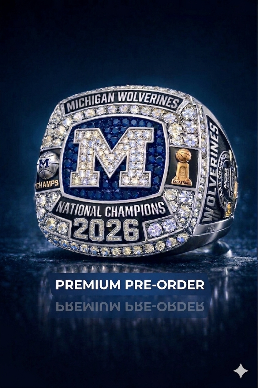 Pre-Order: 2026 Michigan Wolverines Basketball National Championship Ring - Premium Legacy Series Ringdom Dynasty