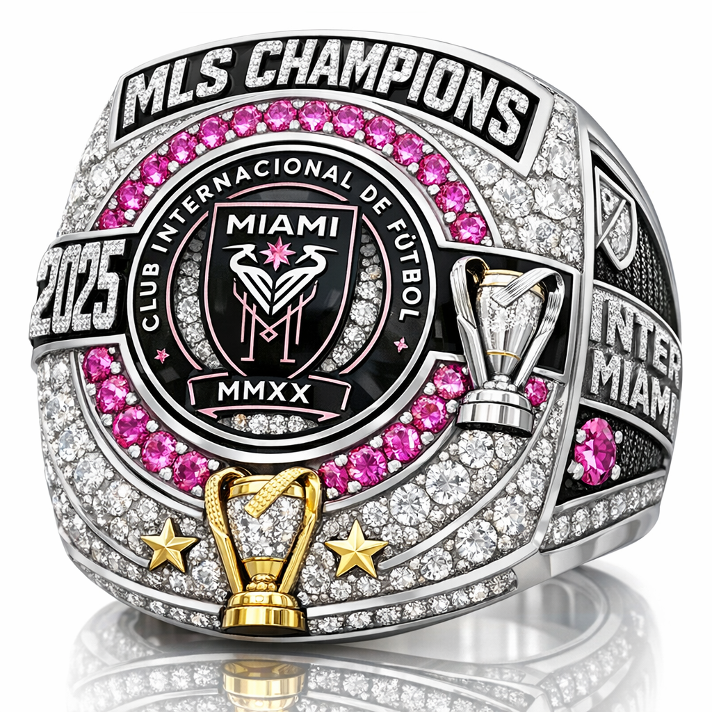 Pre-Order: 2025 Inter Miami MLS Cup Championship Ring - Premium Legacy Series Ringdom Dynasty
