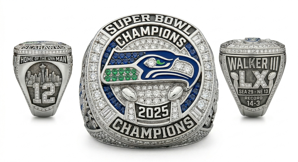 Pre-Order: 2025 Seattle Seahawks Super Bowl Championship Ring - Standard Series Ringdom Dynasty
