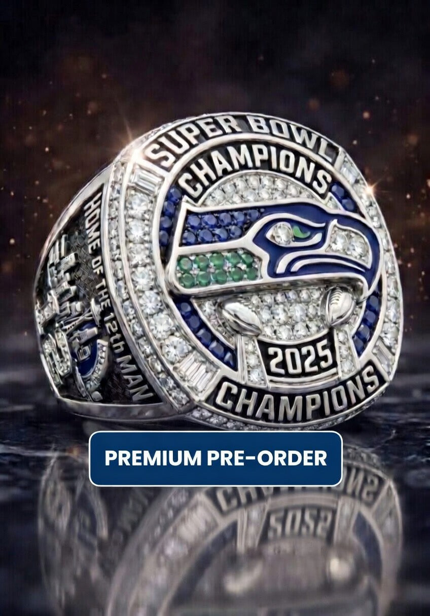 Pre-Order: 2025 Seattle Seahawks Super Bowl Championship Ring - Premium Legacy Series Ringdom Dynasty