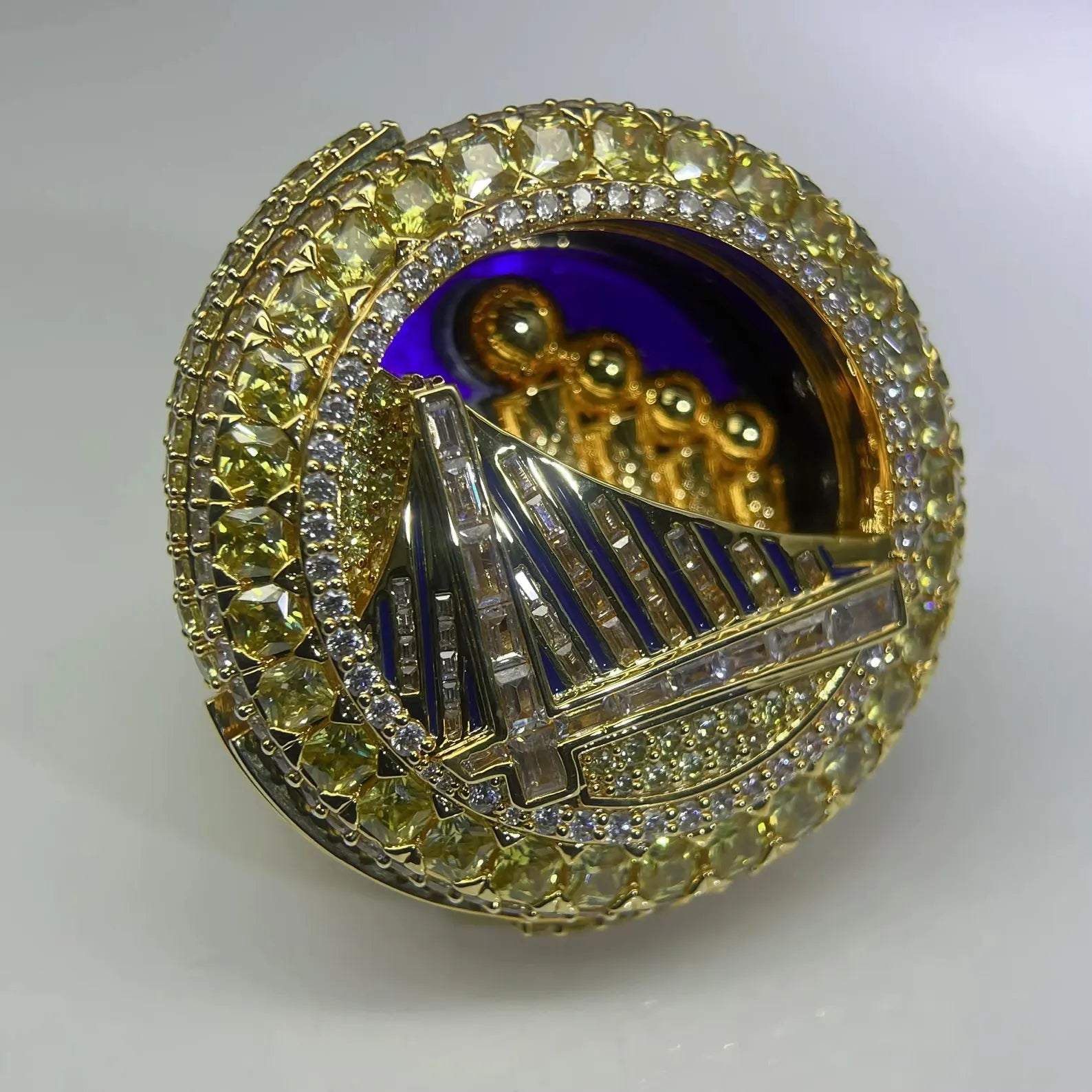 2022 Golden State Warriors NBA Championship Ring - Premium Legacy Series Ringdom Dynasty