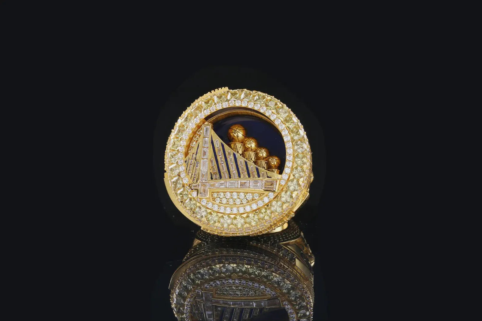 2022 Golden State Warriors NBA Championship Ring - Premium Legacy Series Ringdom Dynasty