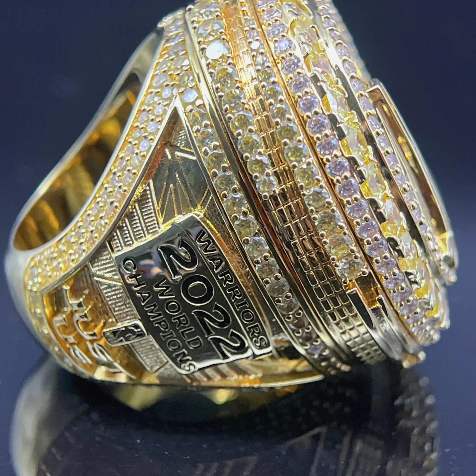 2022 Golden State Warriors NBA Championship Ring - Premium Legacy Series Ringdom Dynasty