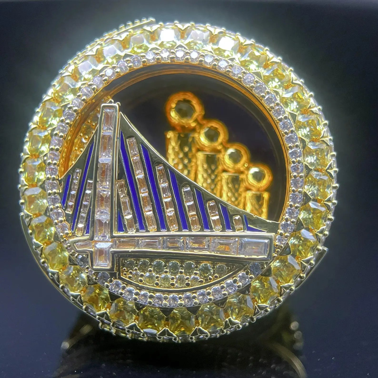 2022 Golden State Warriors NBA Championship Ring - Premium Legacy Series Ringdom Dynasty